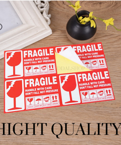 Alternative view of Stiker Label Fragile Pelindung Pengamanan Paket Fragil Sticker Tempel Ukuran 150*90MM 130* 70MM