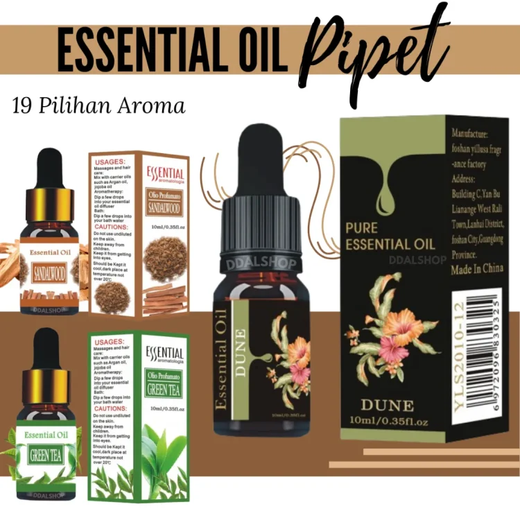 Essential Oil Aromaterapi Pewangi Ruangan Tahan Lama Aromatherapy Jasmine Fressia Lily Flower Dll