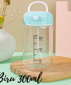 Botol Minum Portable Shaker Bottle Pengaduk Otomatis Botle Gym Protein Shake Anti Tumpah - Gambar 10