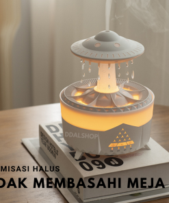 Humidifier Aromaterapi Menjaga Kelembapan Udara Ruangan Kamar Mesin Aromatherapy Dengan Lampu LED Incl Remote Control - Gambar 6