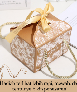 Box Snack Estetik Motif Bunga Kotak Hadiah Coklat Permen Giftbox Hampers Perlengkapan Pesta Ulang Tahun - Gambar 8