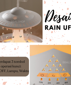 Alternative view of Humidifier Aromaterapi Menjaga Kelembapan Udara Ruangan Kamar Mesin Aromatherapy Dengan Lampu LED Incl Remote Control