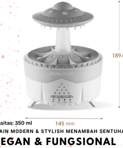Humidifier Aromaterapi Menjaga Kelembapan Udara Ruangan Kamar Mesin Aromatherapy Dengan Lampu LED Incl Remote Control - Gambar 7
