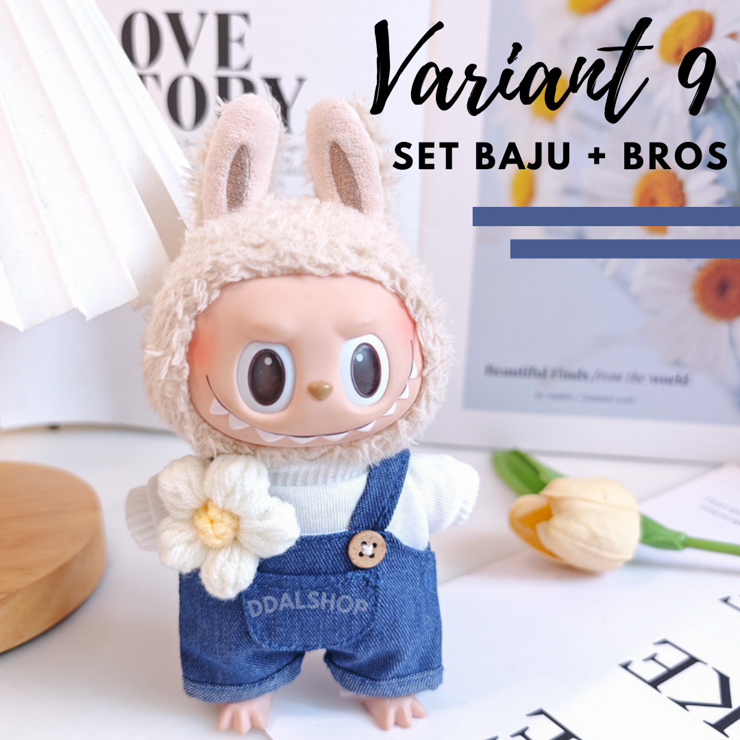Aksesoris Boneka Viral Pernak Pernik Labubu Baju Celana Kacamata Topi Tas Sepatu - Gambar 14