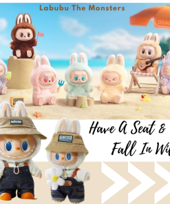 Pop Mart Labubu Boneka Viral Have A Seat Fall In Wild Gantungan Tas The Monster Popmart