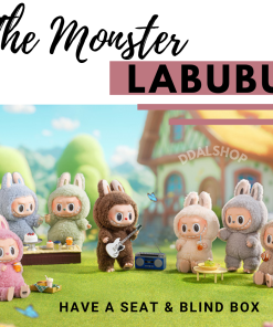 Popmart Labubu Exciting Macaron Boneka Viral Secret Blind box Pop Mart Gantungan Kunci Keychain