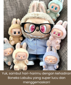 Alternative view of Pop Mart Labubu Boneka Viral Have A Seat Fall In Wild Gantungan Tas The Monster Popmart