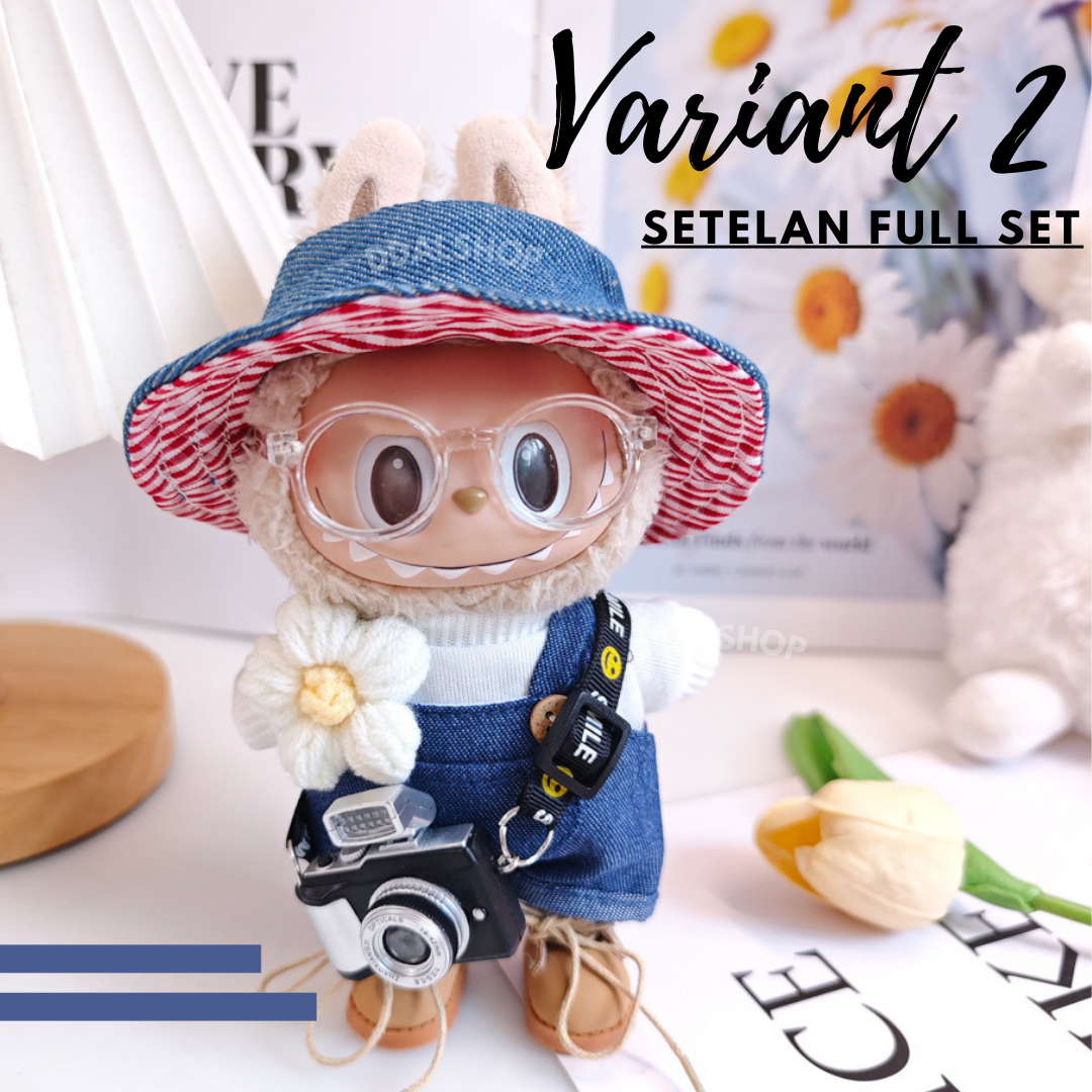 Aksesoris Boneka Viral Pernak Pernik Labubu Baju Celana Kacamata Topi Tas Sepatu - Gambar 7