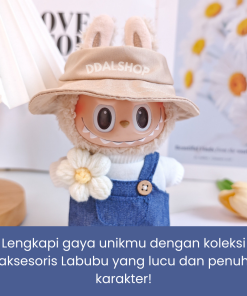 Aksesoris Boneka Viral Pernak Pernik Labubu Baju Celana Kacamata Topi Tas Sepatu - Gambar 5