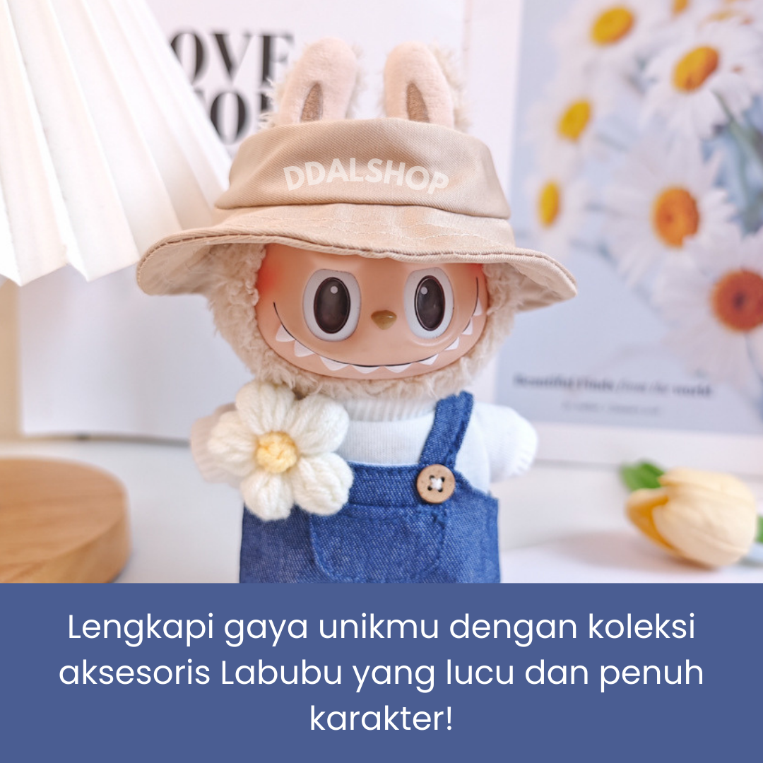 Aksesoris Boneka Viral Pernak Pernik Labubu Baju Celana Kacamata Topi Tas Sepatu - Gambar 5