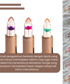 Lipstick Glossy Warna Ph Bibir Kering Dan Pecah-Pecah Lip Balm Pelembab Alami Lipstik Mirsist - Gambar 4