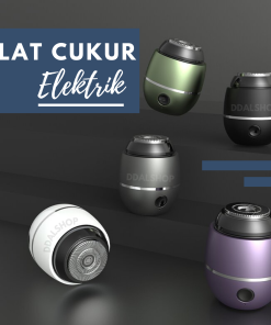 Mesin Cukur Jenggot Electric Mini Portable Alat Cukuran Kumis Jenggot Bulu Ketiak Elektrik Pisau Shaver Type C Rechargeable