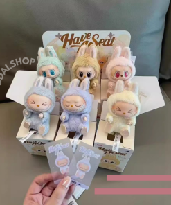 Popmart Labubu Exciting Macaron Boneka Viral Secret Blind box Pop Mart Gantungan Kunci Keychain - Gambar 9