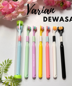 Sikat Gigi Anak Dewasa 2 In 1 Toothbrush Dental Care Pembersih Gigi Travel Portable Silikon Lembut - Gambar 8