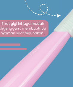 Sikat Gigi Anak Dewasa 2 In 1 Toothbrush Dental Care Pembersih Gigi Travel Portable Silikon Lembut - Gambar 4