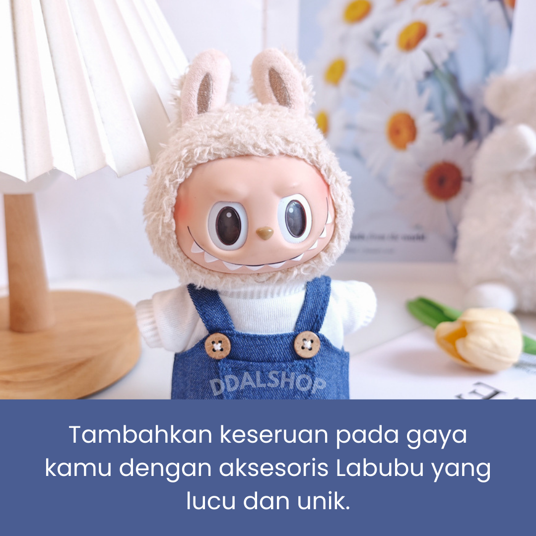 Aksesoris Boneka Viral Pernak Pernik Labubu Baju Celana Kacamata Topi Tas Sepatu - Gambar 4
