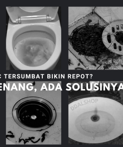 Alat Sedot WC Mampet Anti Sumbat Saluran Wastafel Pompa Booster Pendorong Pump Toilet 120Bar - Gambar 3