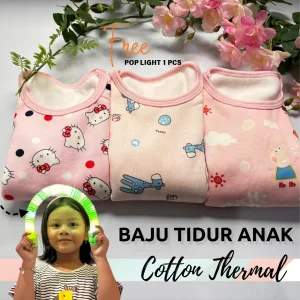 baju tidur anak perempuan setelan anak motif lucu bahan berkualitas import