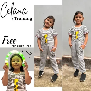 Celana Panjang Anak Laki Laki Training Olahraga Casual Pants Usia 6-15tahun