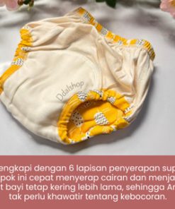 Popok celana Kain 6 LayersMotif Kartun Dapat Dicuci Untuk Toilet Training - Gambar 7