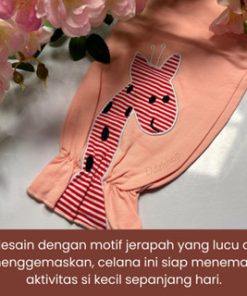 Celana Jogger Anak Perempuan Import Bahan 100% Katun Berkualitas Usia 2-8 tahun - Gambar 7
