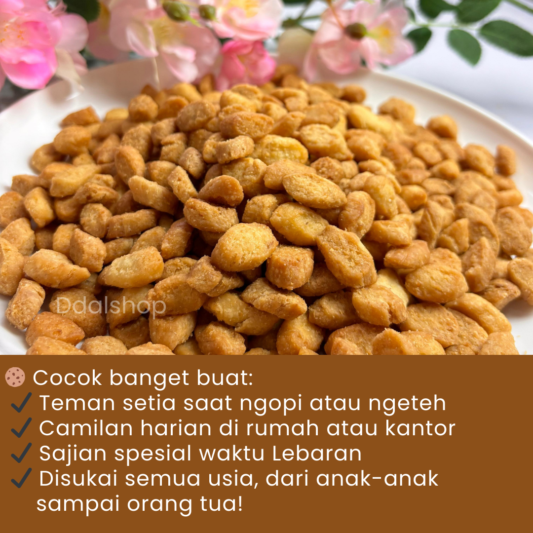 Kue Biji Ketapang Betawi Cemilan Lebaran Oleh O0leh Snack Khas Jakarta Enak Renyah Gurih Home Made - Gambar 8