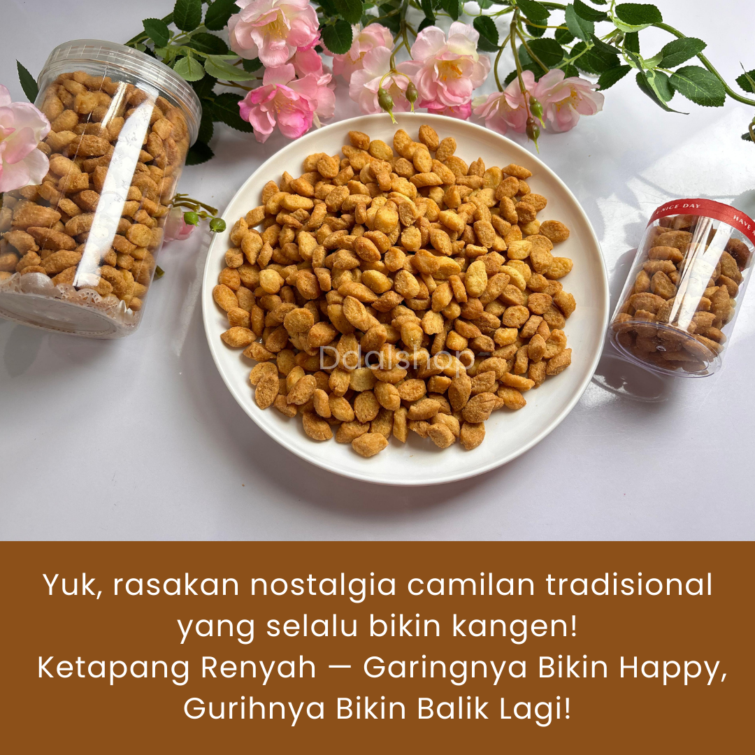 Kue Biji Ketapang Betawi Cemilan Lebaran Oleh O0leh Snack Khas Jakarta Enak Renyah Gurih Home Made - Gambar 5