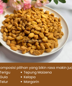 Kue Biji Ketapang Betawi Cemilan Lebaran Oleh O0leh Snack Khas Jakarta Enak Renyah Gurih Home Made - Gambar 4