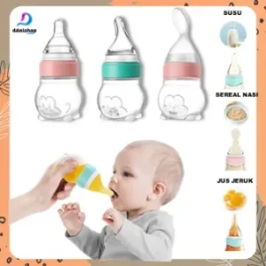 Botol Susu Bayi Multifungsi Silikon MPASI Mudah & Aman!