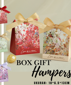 Alternative view of Box Aesthetic Kotak Hadiah Gable Box Bunga Aksesoris Mutiara