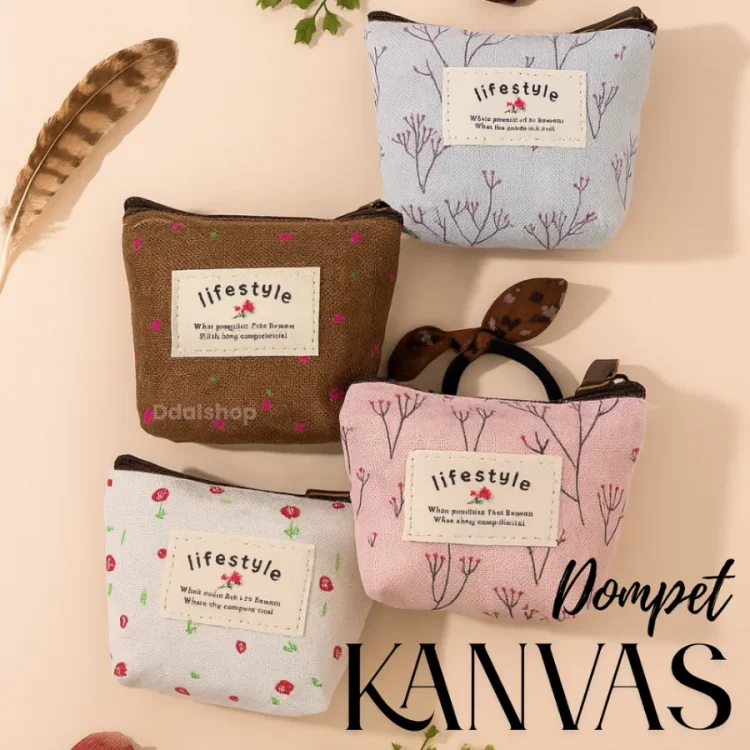 Dompet Koin Wanita Kecil Aesthetic – Pouch Mini Lucu