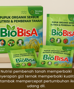 Pupuk Organik Serbuk Bio BISA Teknologi Nano Menutrisi Membenahi Tanah Penyubur Tanaman Sayuran Buah - Gambar 9