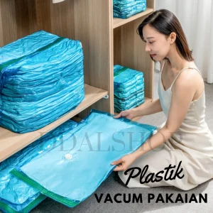 Plastik Vakum Baju Kantong Vacuum Bag Travel Hemat Ruang