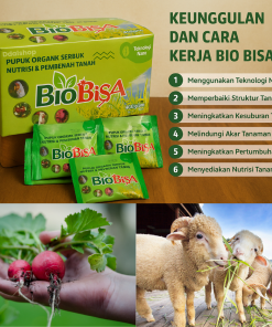 Pupuk Organik Serbuk Bio BISA Teknologi Nano Menutrisi Membenahi Tanah Penyubur Tanaman Sayuran Buah - Gambar 7