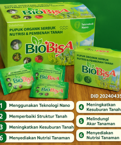 Pupuk Organik Serbuk Bio BISA Teknologi Nano Menutrisi Membenahi Tanah Penyubur Tanaman Sayuran Buah - Gambar 4