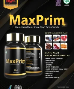 Pil Hitam Kesehatan Herbal Alami Asam Urat Kolesterol Diabetes Stroke Nyeri Sendi MaxPrim BPOM