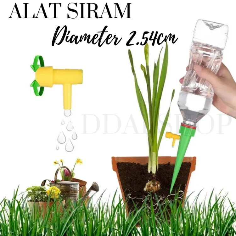Alat Siram Tanaman Otomatis Sprinkler Taman Irigasi Kebun Dripper Penyiram Sistem Tetes Air
