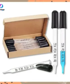 Alternative view of Pipet Kaca Tetes Minyak Essensial Aroma Terapi  Parfum Percobaan Sains 1ml