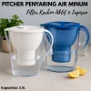 Pitcher Penyaring Air Minum 3.5L | Filter Karbon Aktif 4 Lapisan FDA Aman BPA Free Anti Bau