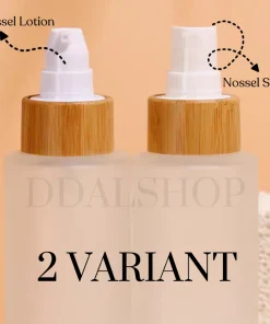 Alternative view of Botol Kaca Spray Cairan Pump Airless Lotion Bottle Refill Aesthetic Travel Size 20ml 30ml 40ml 50ml