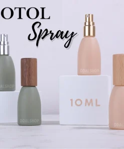 Botol Parfum Kosong Mini 10ml Spray Kaca Aesthetic Praktis untuk Travel Refill Desain Unik