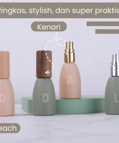 Alternative view of Botol Parfum Kosong Mini 10ml Spray Kaca Aesthetic Praktis untuk Travel Refill Desain Unik