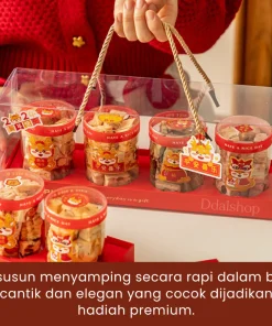 Alternative view of Box Hampers Kotak Mika Hantaran Toples Kue Mini Kecil Bening Transparan  Food Grade