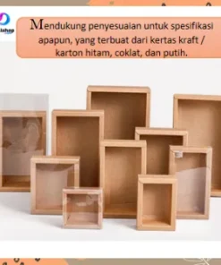 Alternative view of Kotak Kado Gift Box Hampers Hadiah Souvenir Hardbox Aesthetic Polos Sliding Untuk Parfum Kosmetik