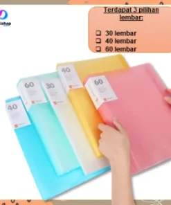 Clear Holder A4 File Folder Document Keeper Organizer Map Dokumen Untuk Perlengkapan Kantor Sekolah