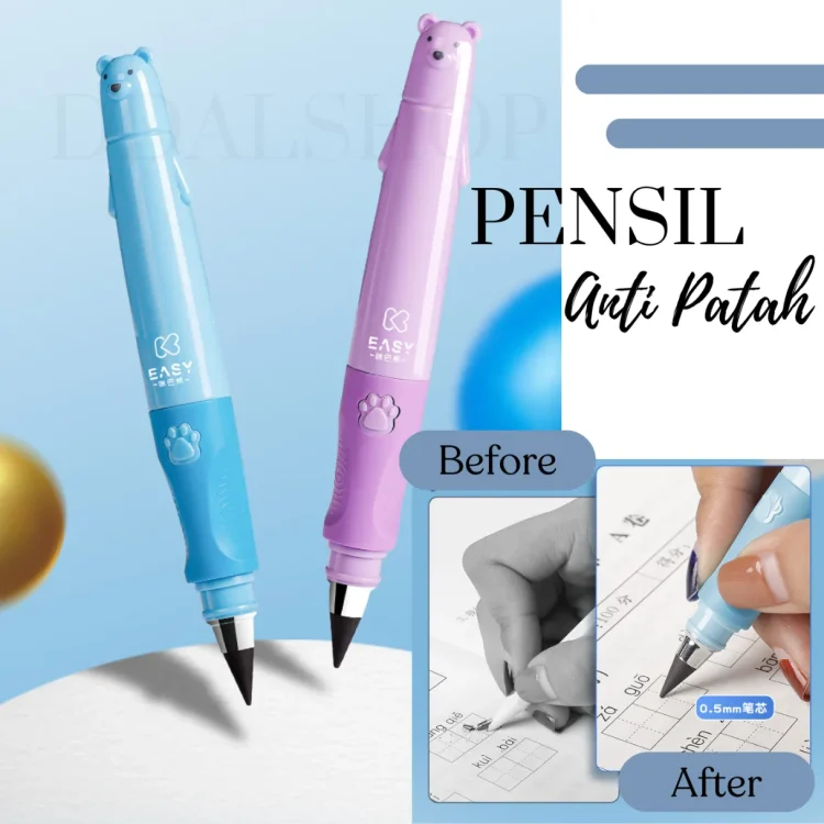 Pensil Lucu HB Pencil Karakter Unik Little Bear Alat Tulis Perlengkapan Sekolah Anak