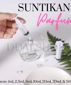 Suntikan Parfum Decant Pump Dispenser Pemindah Parfume Botol Kaca Refil