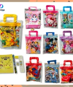 Tas bingkisan ulang tahun anak tas souvenir set alat tulis goodie bag ultah