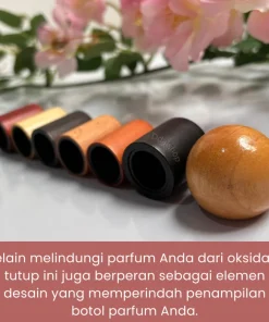 Alternative view of Tutup Botol Parfum Bottle Cap Penutup Parfume Kayu Wood Semi Press 30ml 50ml 100ml
