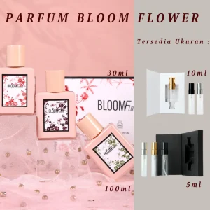 Parfum Wanita Bloom Flower Eau De Parfume Aroma Bunga Fresh Minyak Wangi Cewe 30ml 100ml